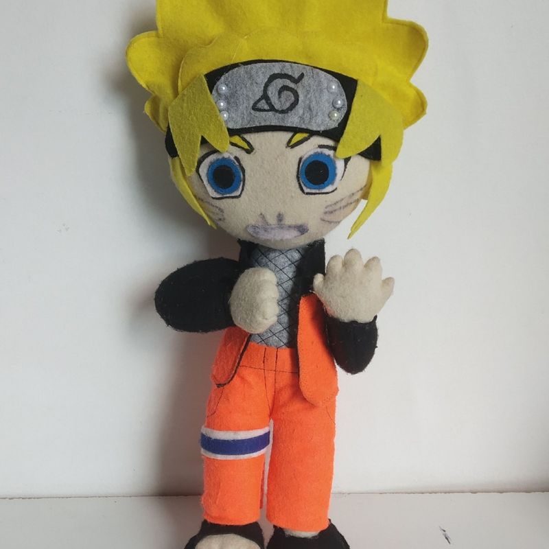 Boneco Goku Dragon Ball feltro