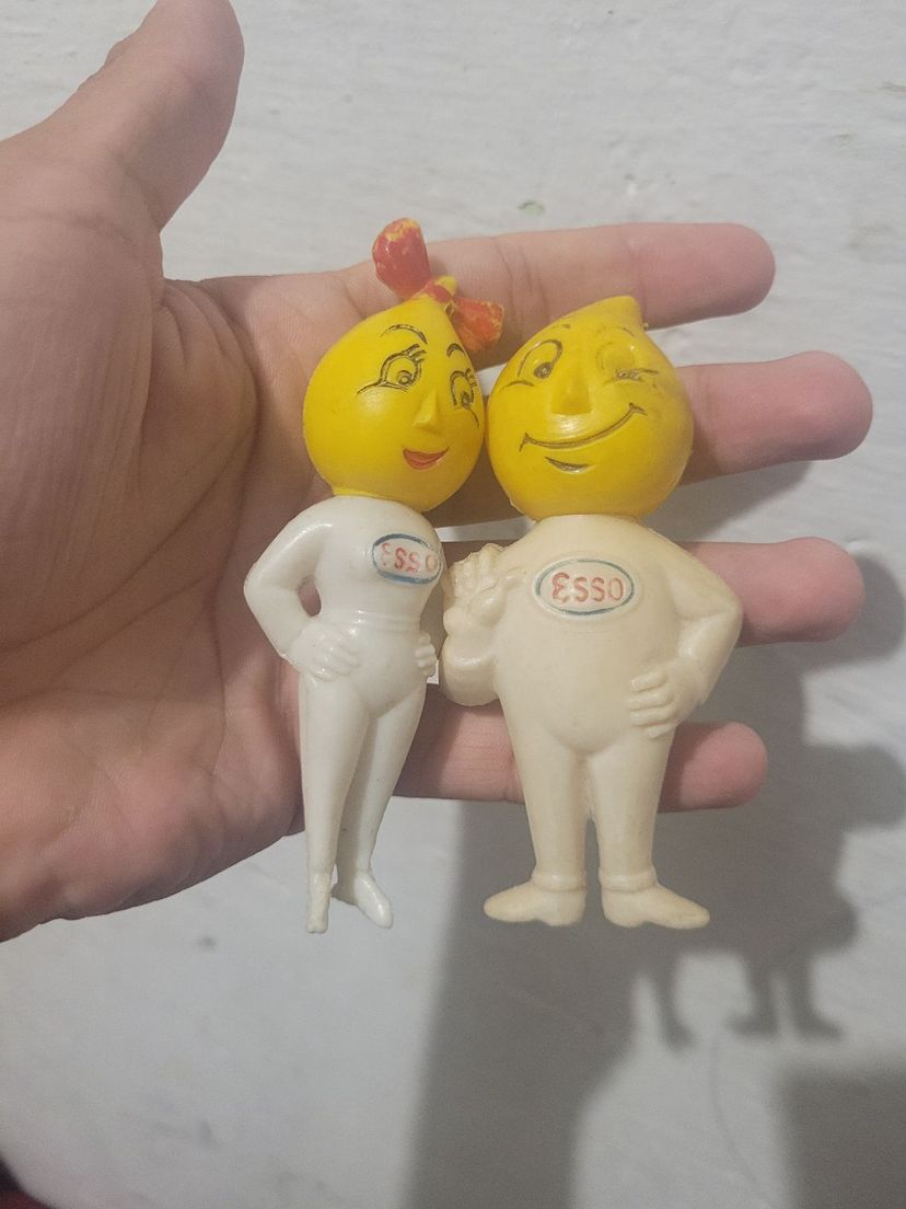 Bonecos Posto Esso Original Raridade Pura | Brinquedo Esso Usado ...