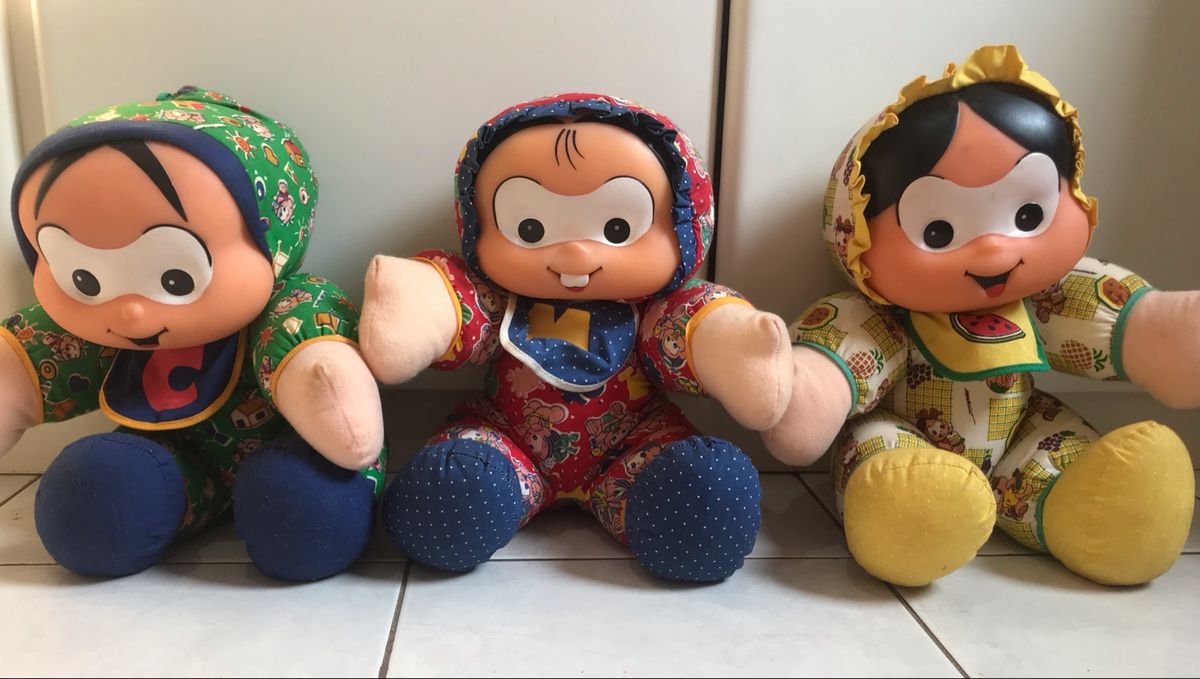 Bonecos Turma da Mônica Pelúcia Turma Da Monica Usado 46898618 enjoei