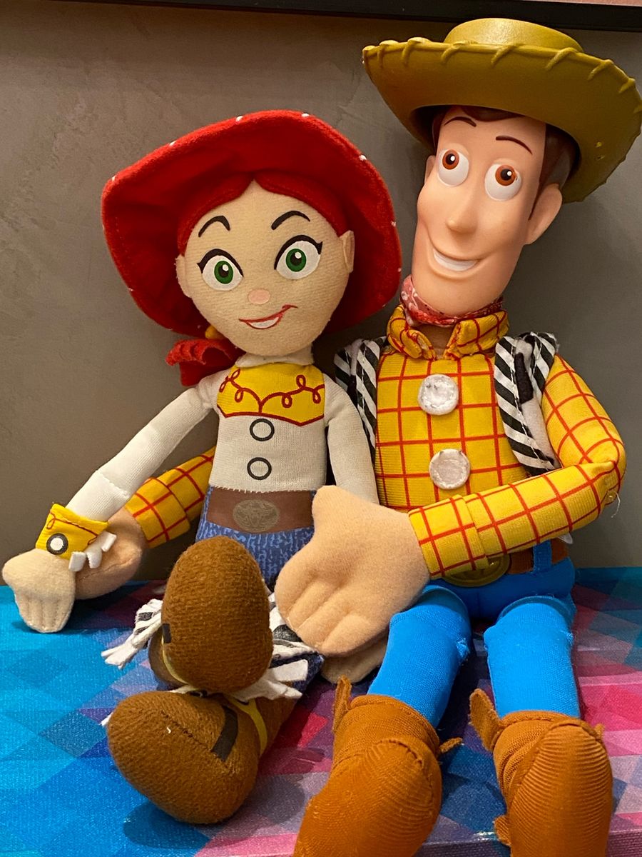 Bonecos Woody E Jessie Toy Story Originais Pel Cia Disney Usado Enjoei