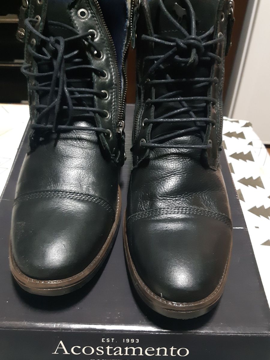 bota masculina acostamento