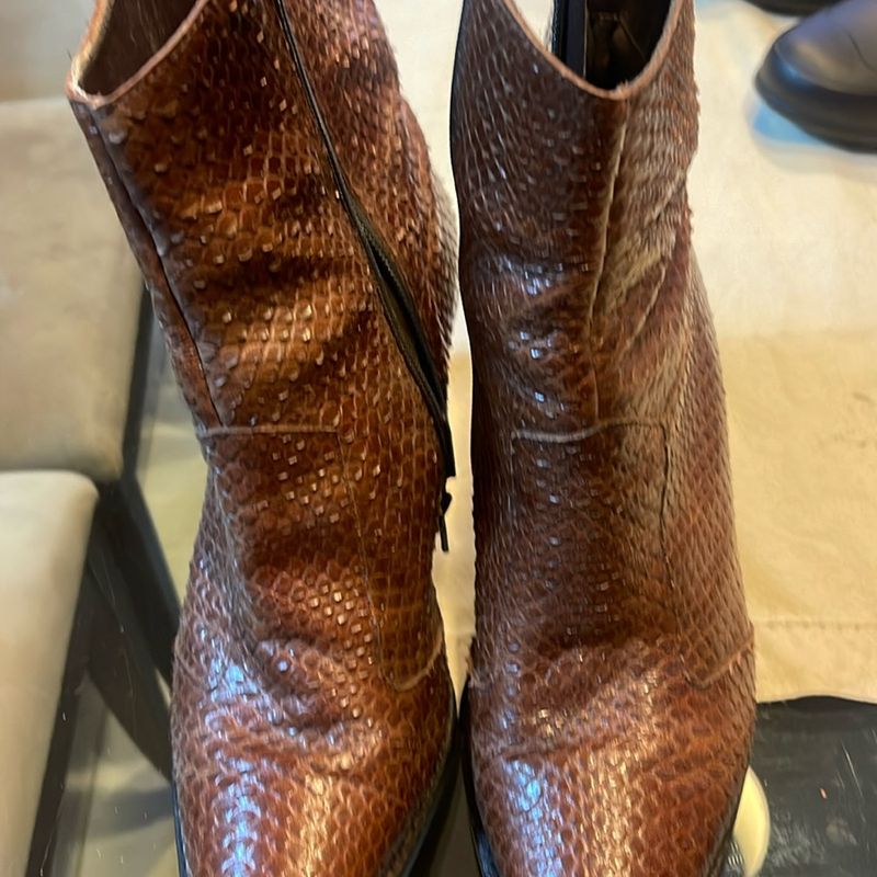 Bota Couro Marrom Bota Feminina Corello Usado 96405178 enjoei