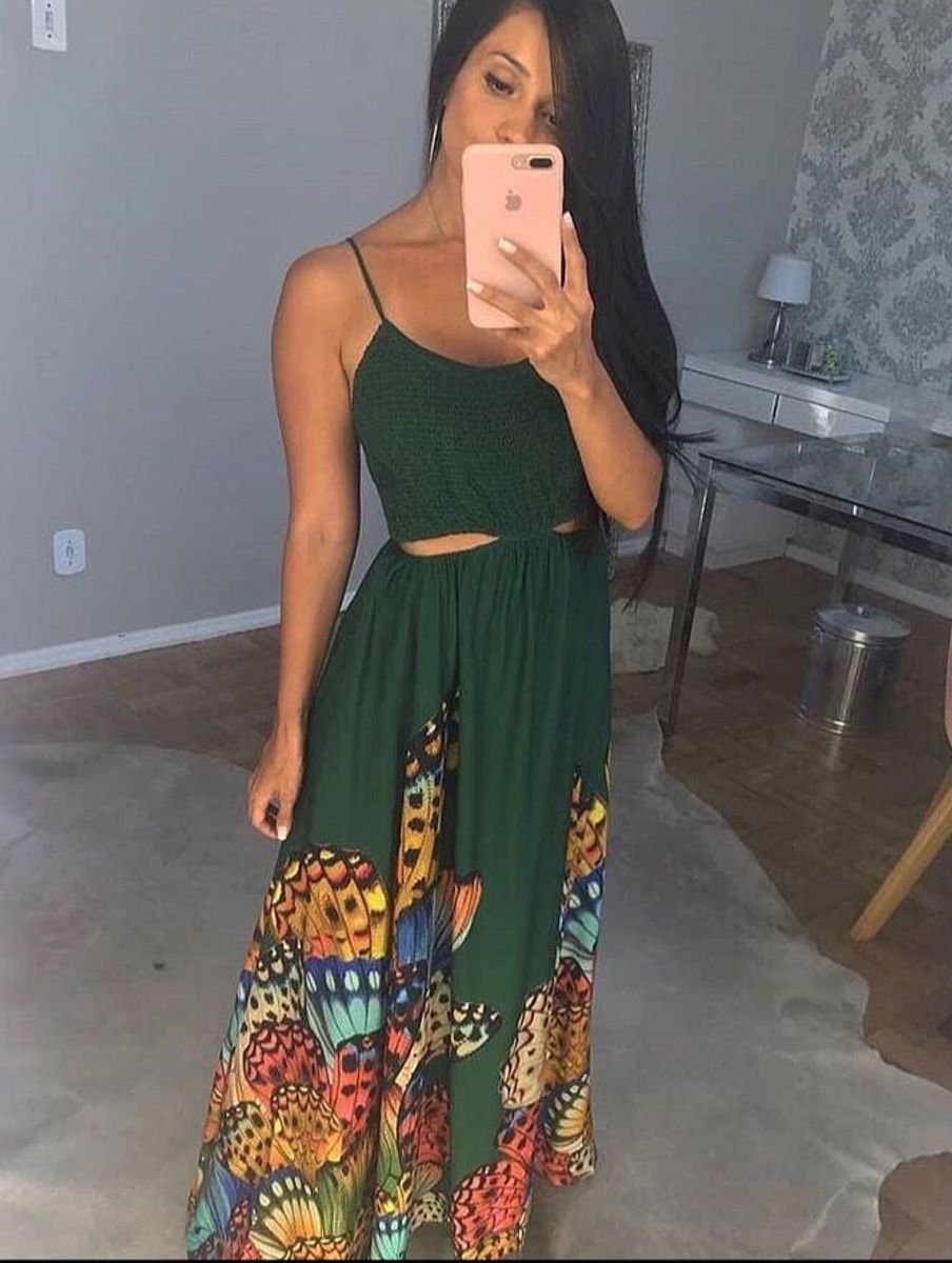 vestido chuva de borboleta farm