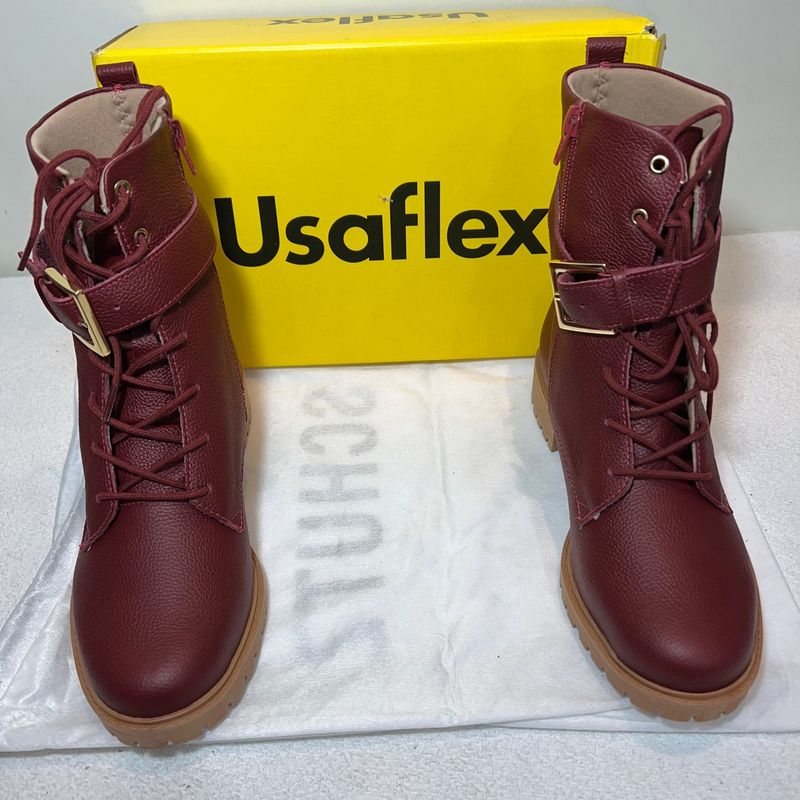 Bota cano curto da 2024 usaflex