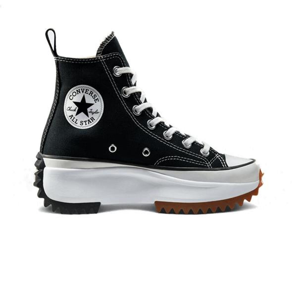 Bota All Star Preto Plataforma Converse Run Star Hike Moda Pop Star