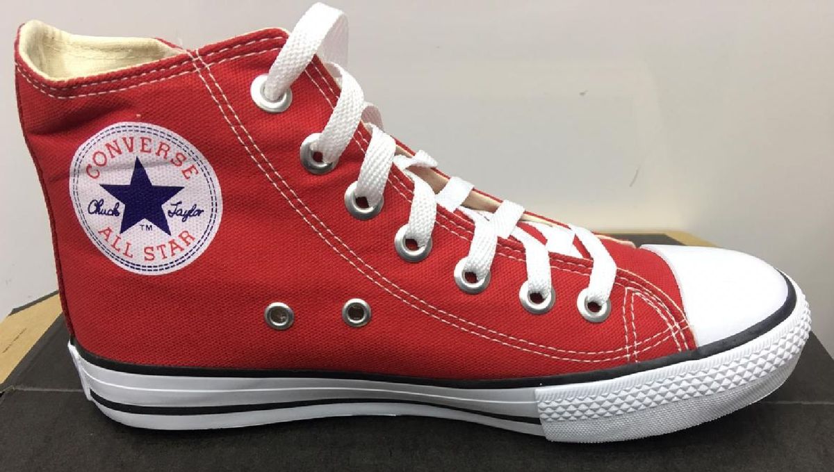 all star vermelho botinha