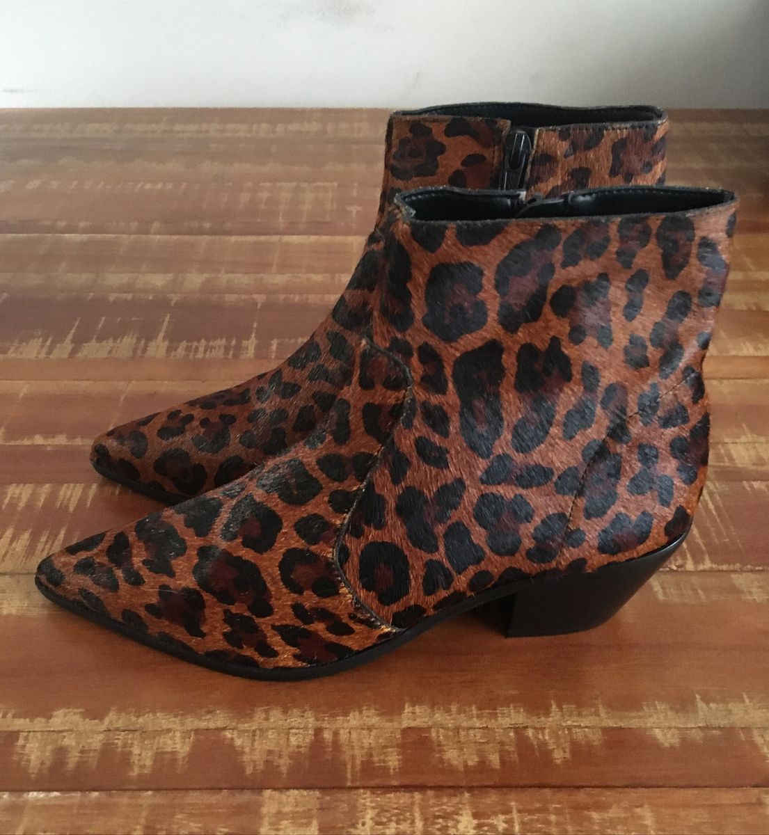 bota animal print arezzo