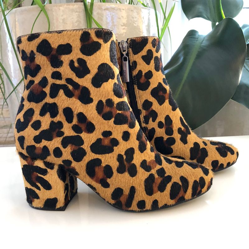 Bota animal hot sale print onça