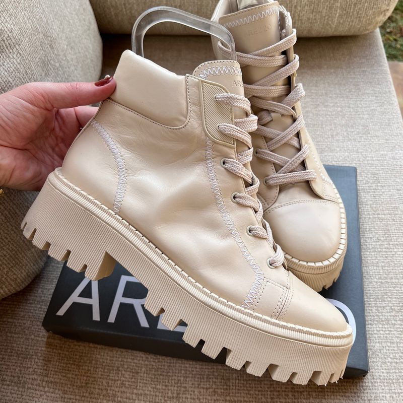 Bota Arezzo 35 Coturno Arezzo Off White Inverno 2023 Bota Feminina Arezzo Nunca Usado 88878715 enjoei