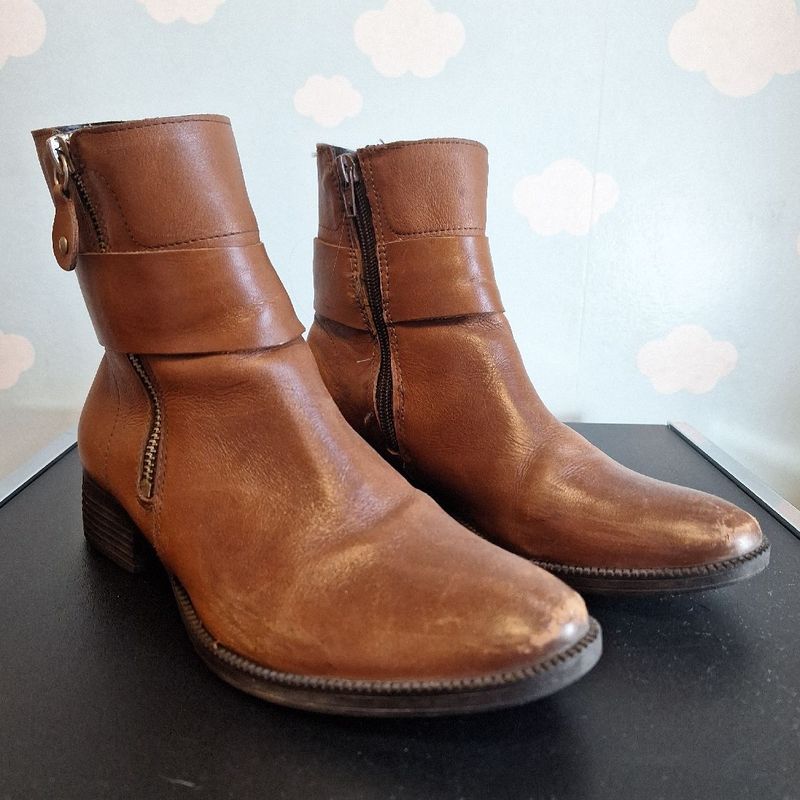 Bota Arezzo Caramelo 33 Bota Feminina Arezzo Usado 87690752 enjoei