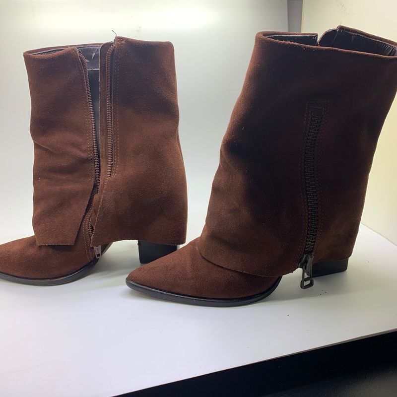 Bota Arezzo Polaina N mero 34. Pouco Usada Bota Feminina Arezzo Usado 83902108 enjoei