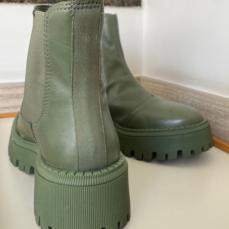 Bota Arezzo Verde Militar Arezzo Usado 90037475 enjoei