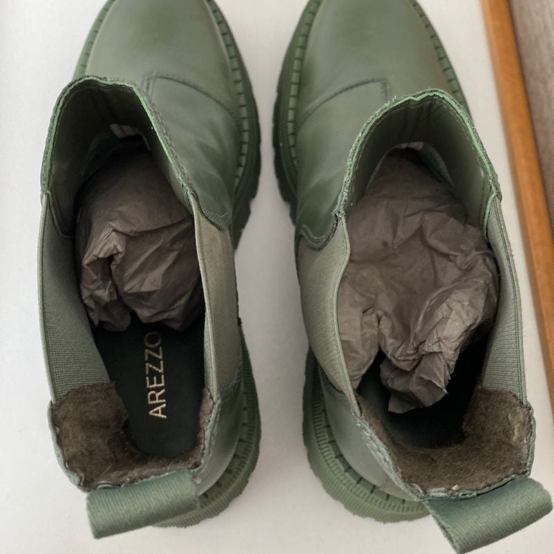 Bota Arezzo Verde Militar Arezzo Usado 90037475 enjoei