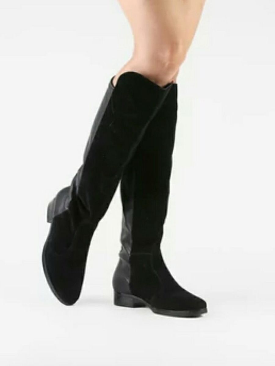 botas ate ao joelho pretas