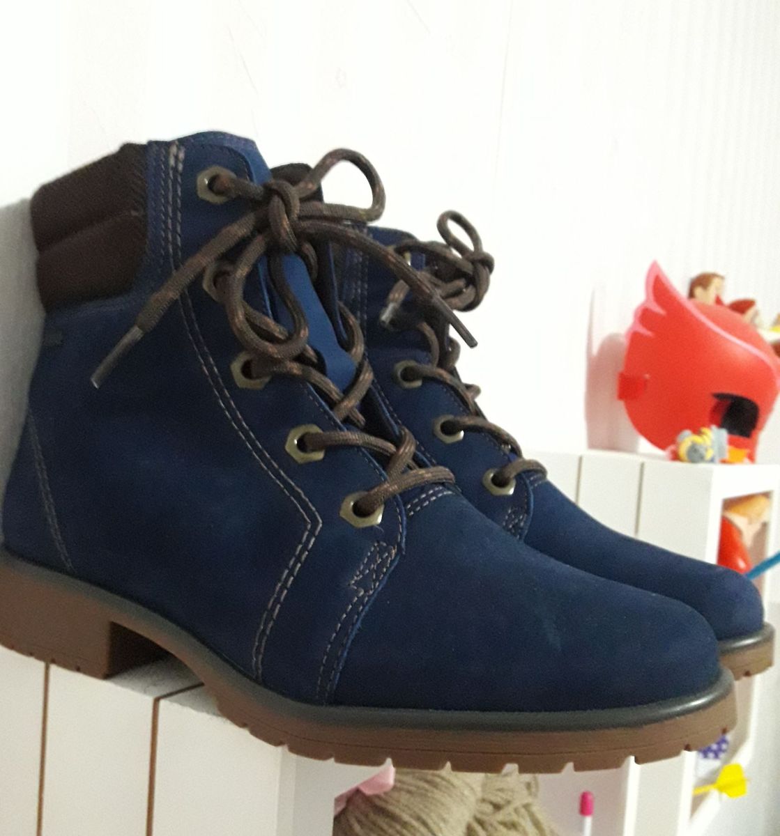 bota dakota azul