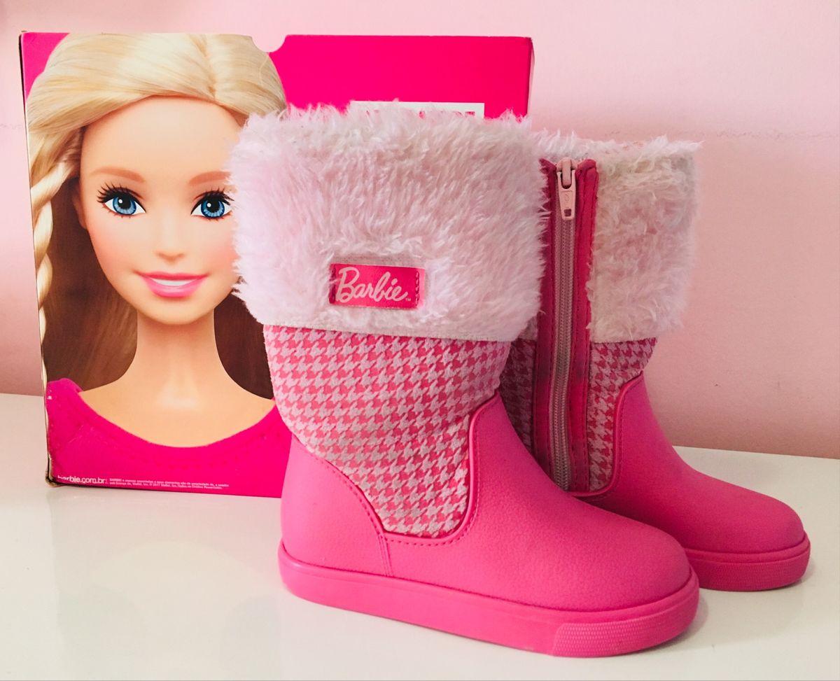 bota infantil grendene barbie