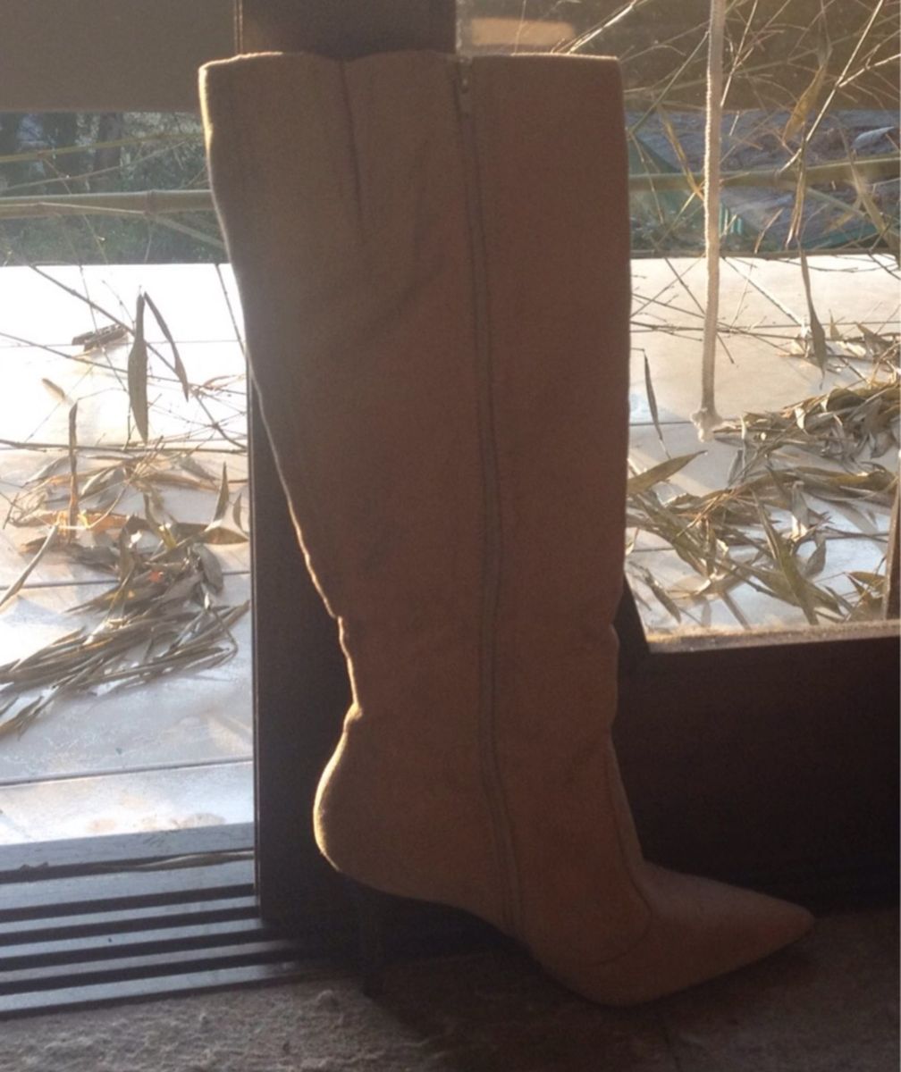 bota vizzano cano longo camurça