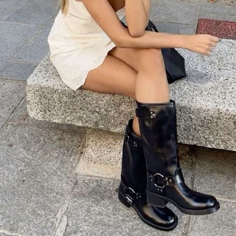 Bota Biker Boots Zara Nova Zara Nunca Usado 111544007 enjoei