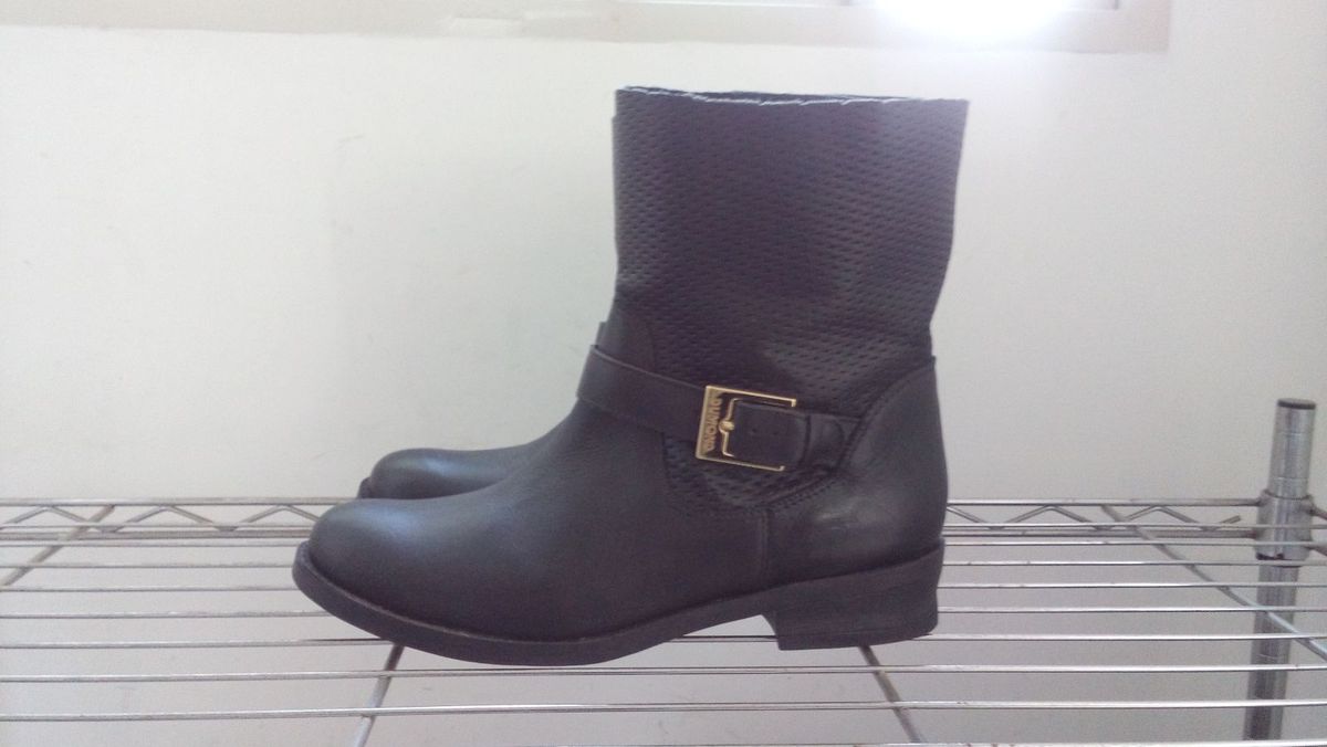 bota biker preta