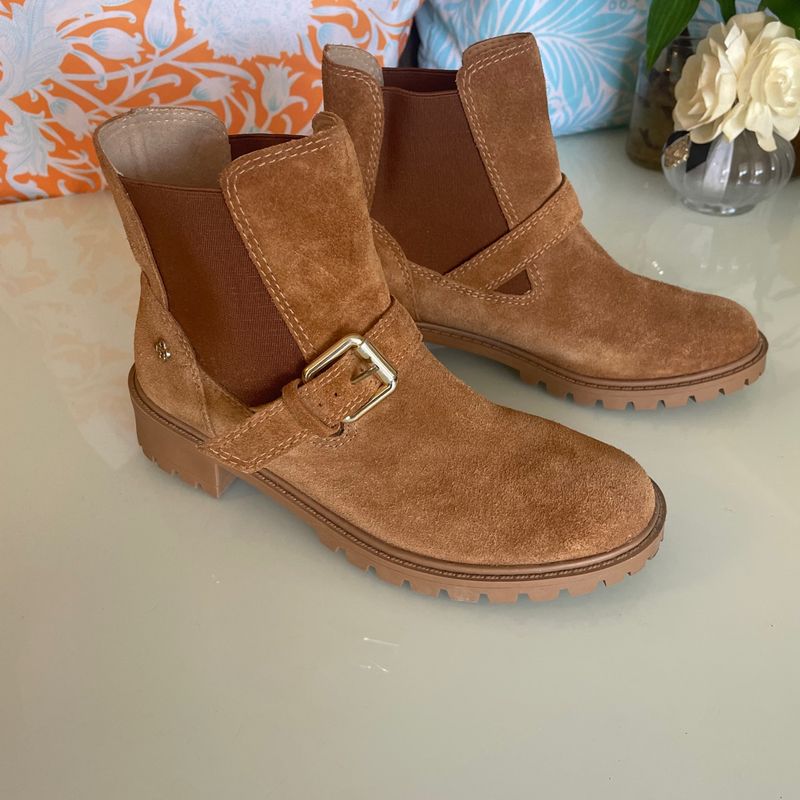 Bota Biker em Couro Capodarte Bota Feminina Capodarte Nunca