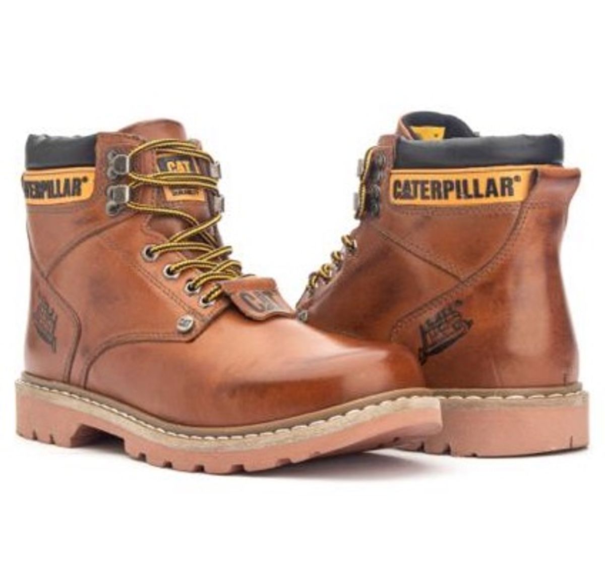 Bota Masculina Caterpillar Em Couro