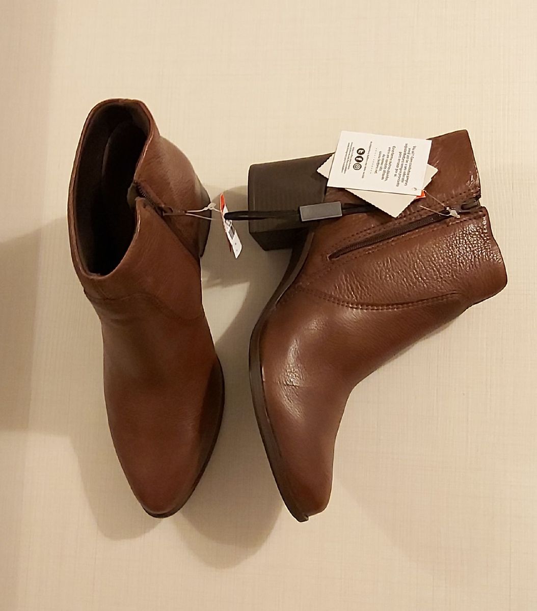 bota bottero marrom cano curto