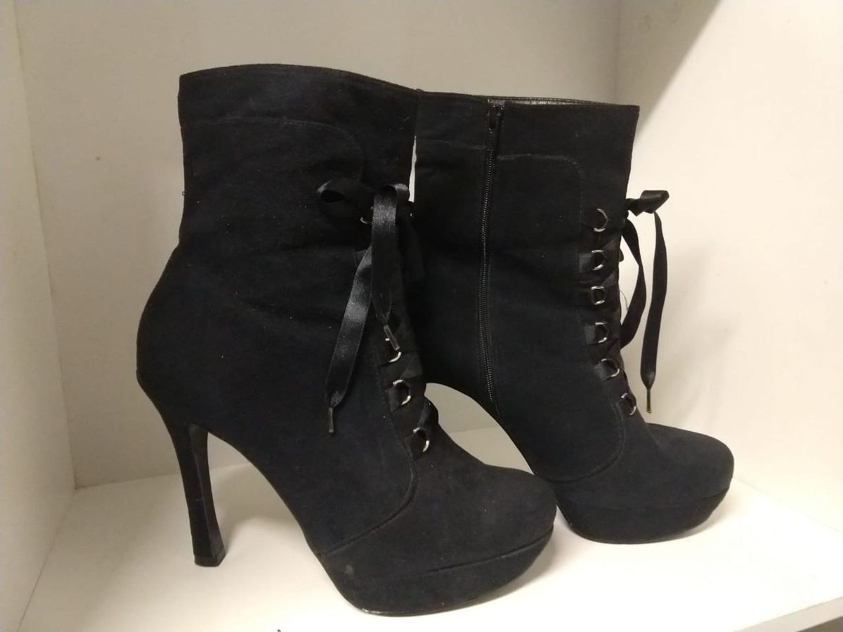 bota cadarço vizzano