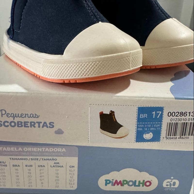 Bota sales pimpolho masculina