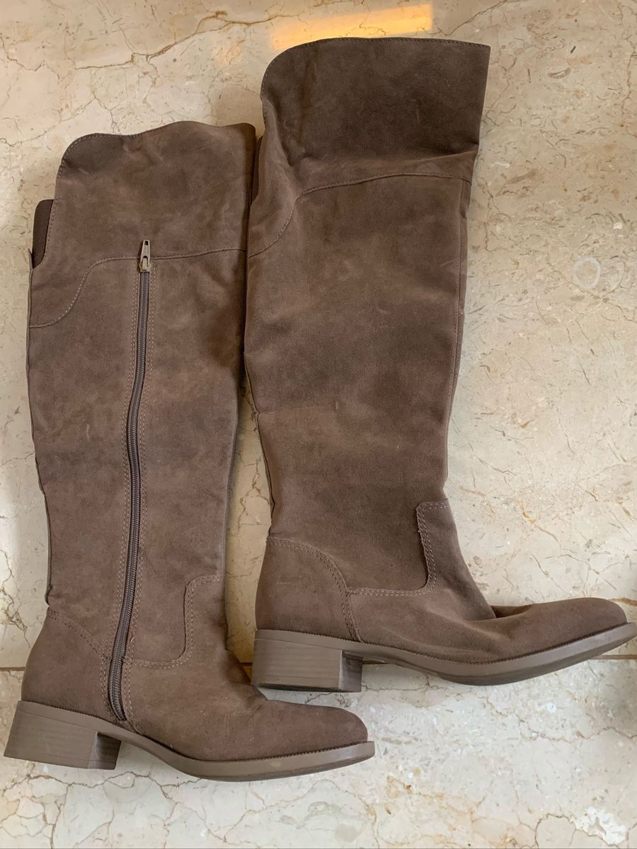 bota arezzo camurça