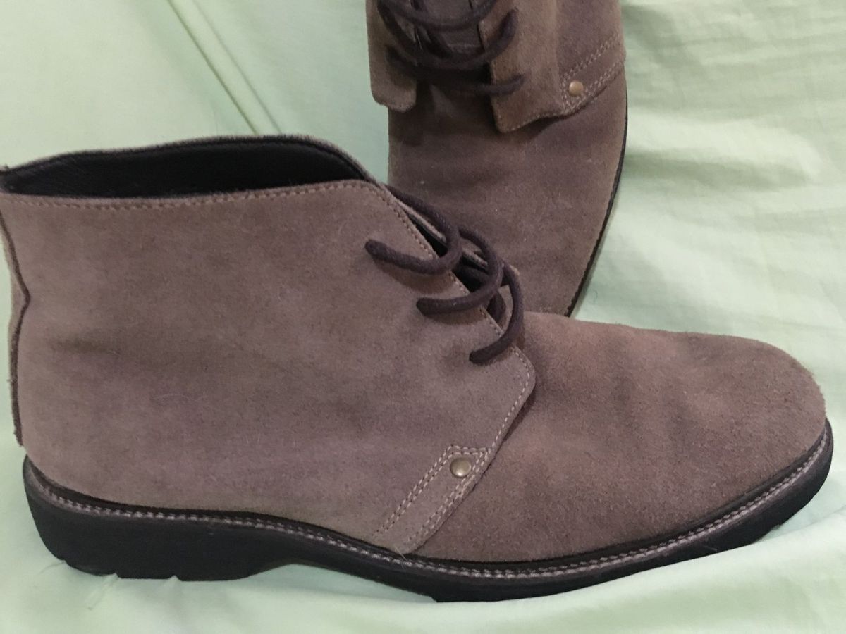 botinha camurça masculina