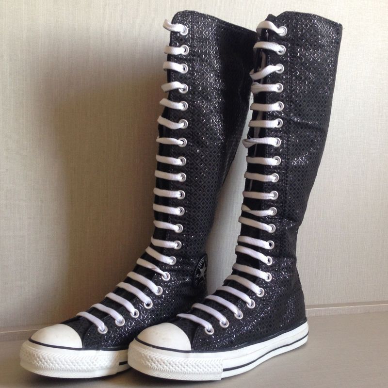 Bota Cano Alto Converse All Star Bota Feminina Converse All Star Usado 12754132 enjoei