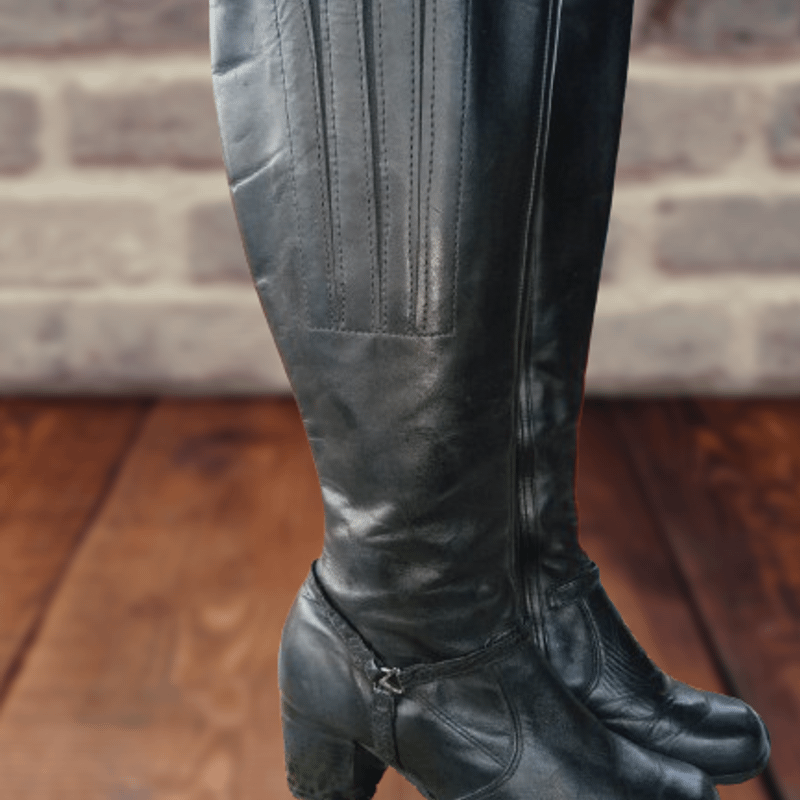 Bota Cano Alto Bota Over The Knee Ramarim Preta Bota Feminina