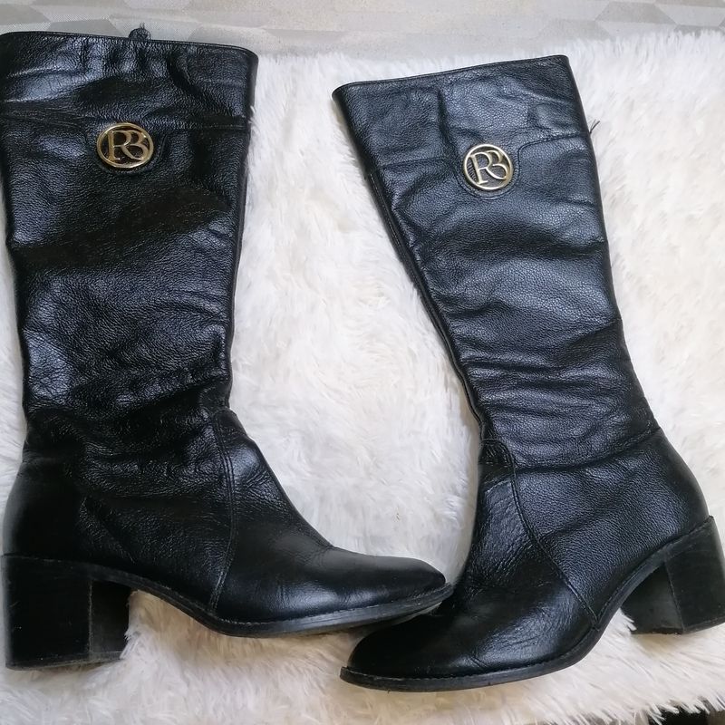 Booz Montaria Bota Preta Raphaella Booz Bota Feminina Botas