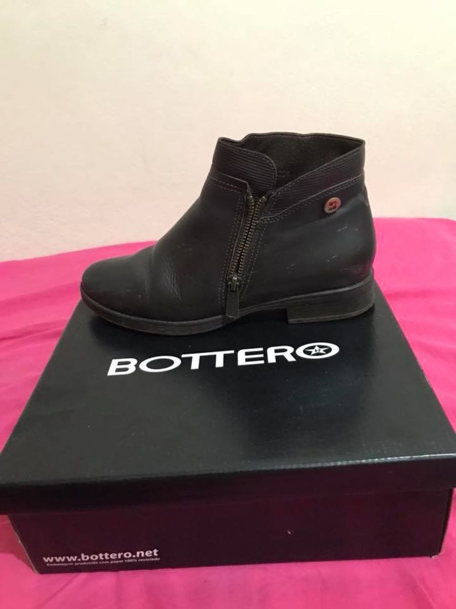 bota feminina bottero cano curto