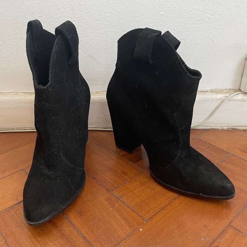 Bota cano curto sales zara