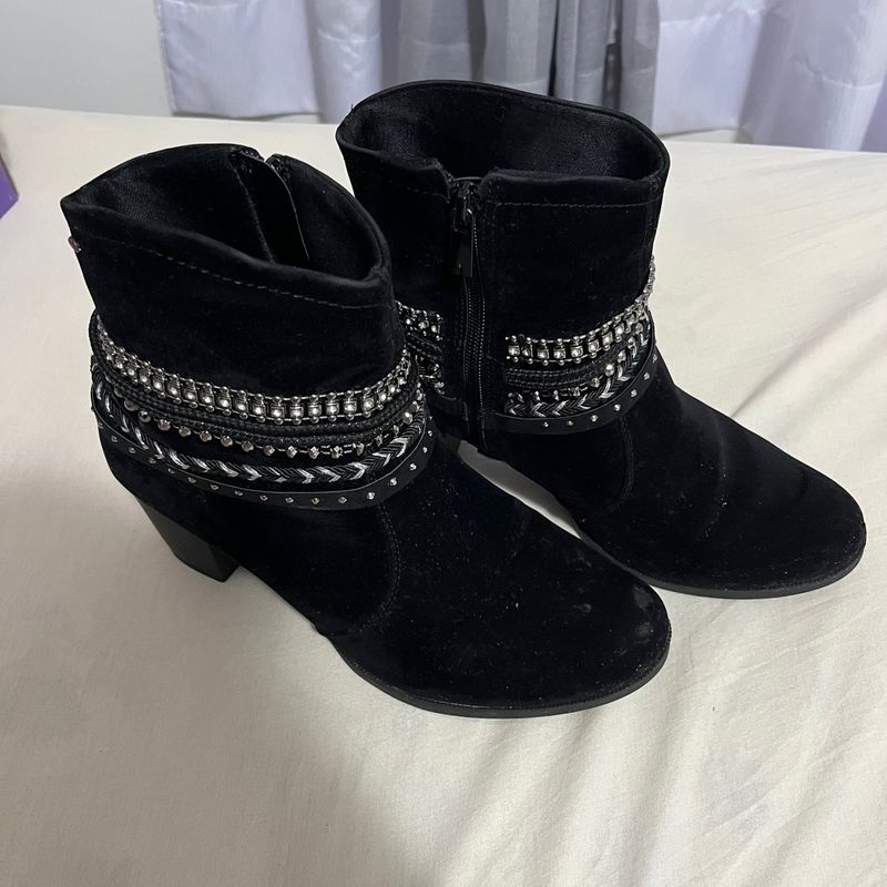 Bota dakota hot sale camurça preta