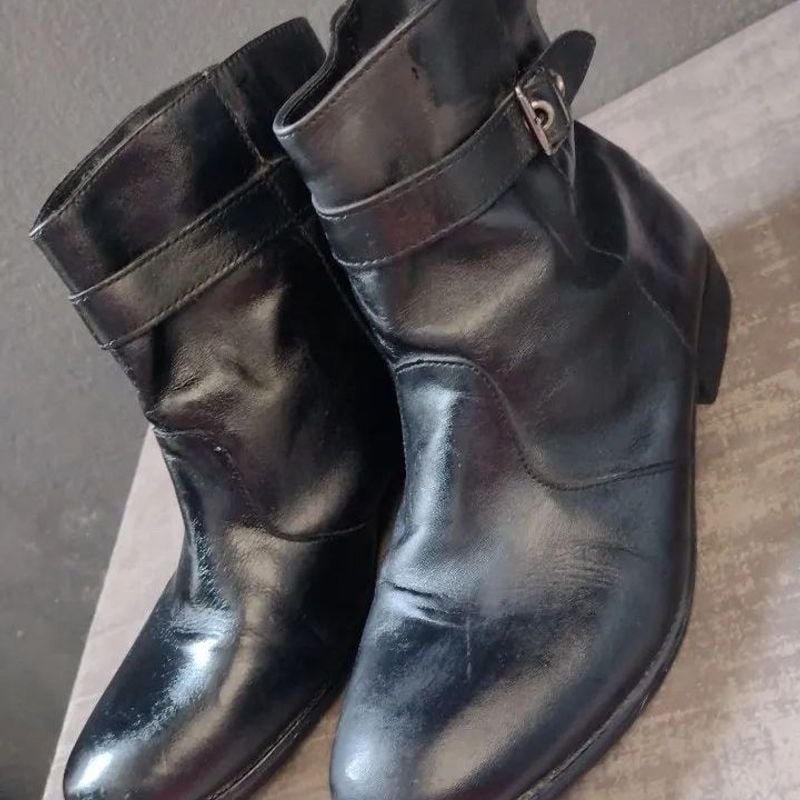 Bota cano curto hot sale usada