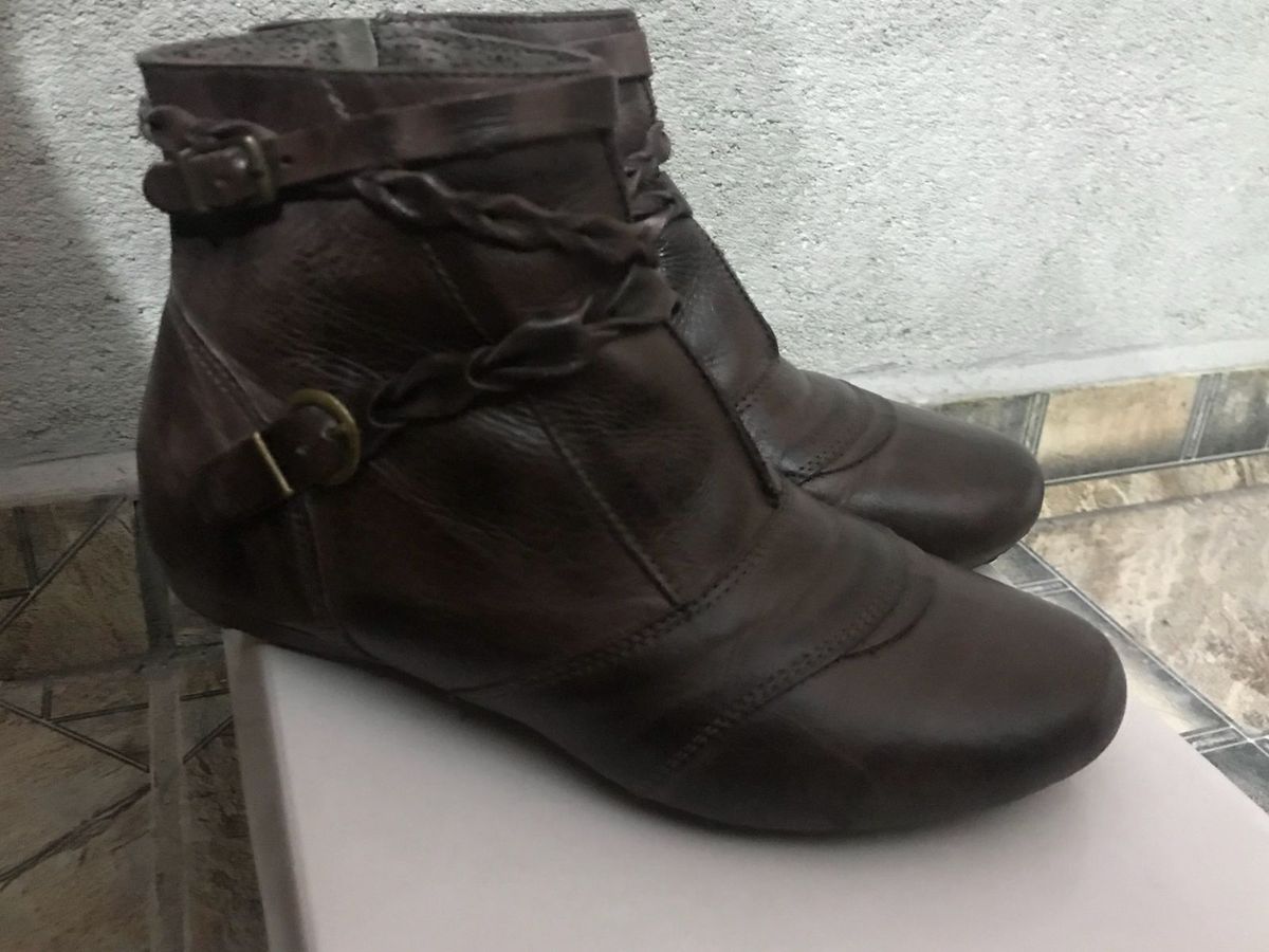 bota western cano curto