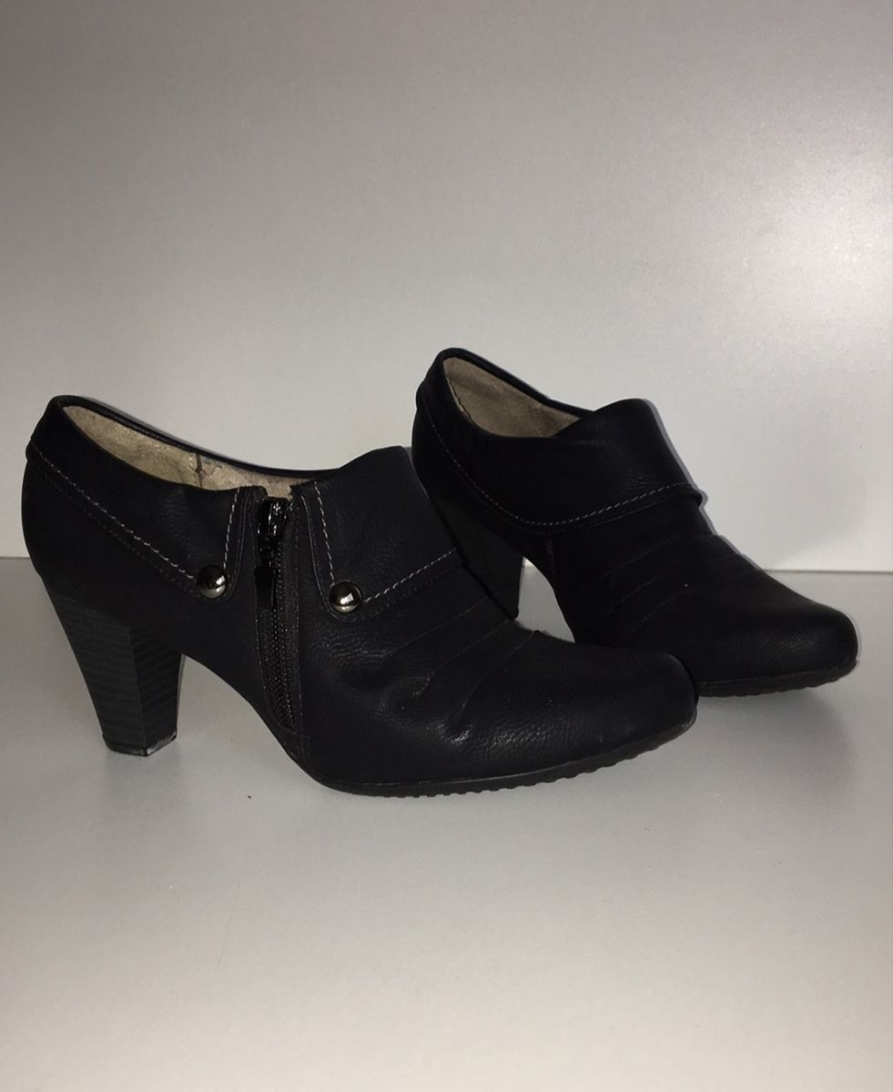 bota cano curto feminina piccadilly