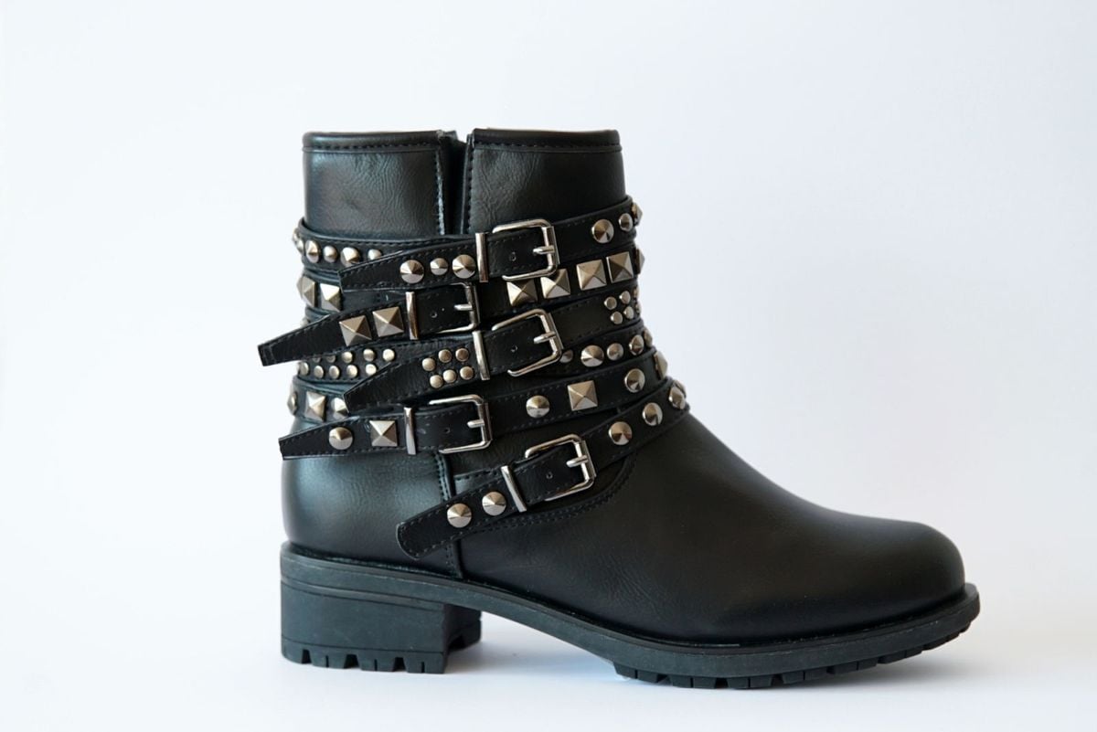 bota cano curto rock