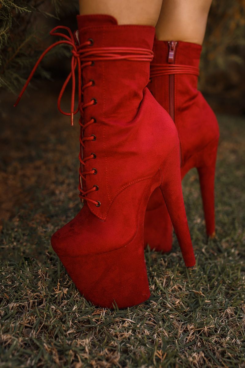 bota salto 20 cm