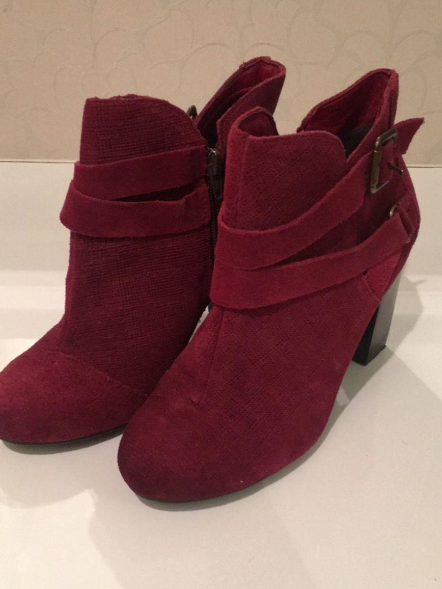 bota cano curto bordo