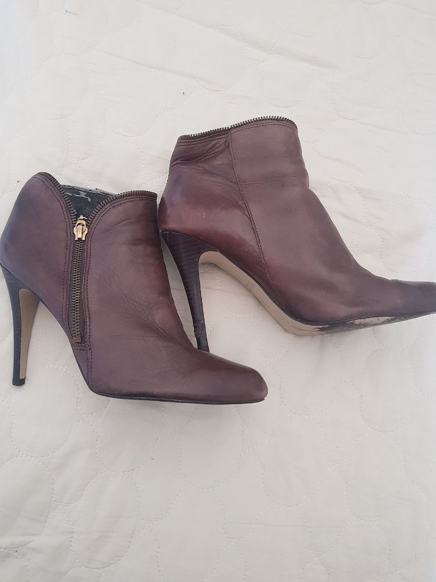 bota feminina cano curto via uno