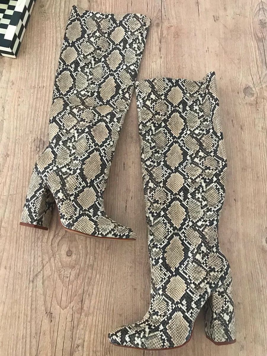 botas de cobra femininas