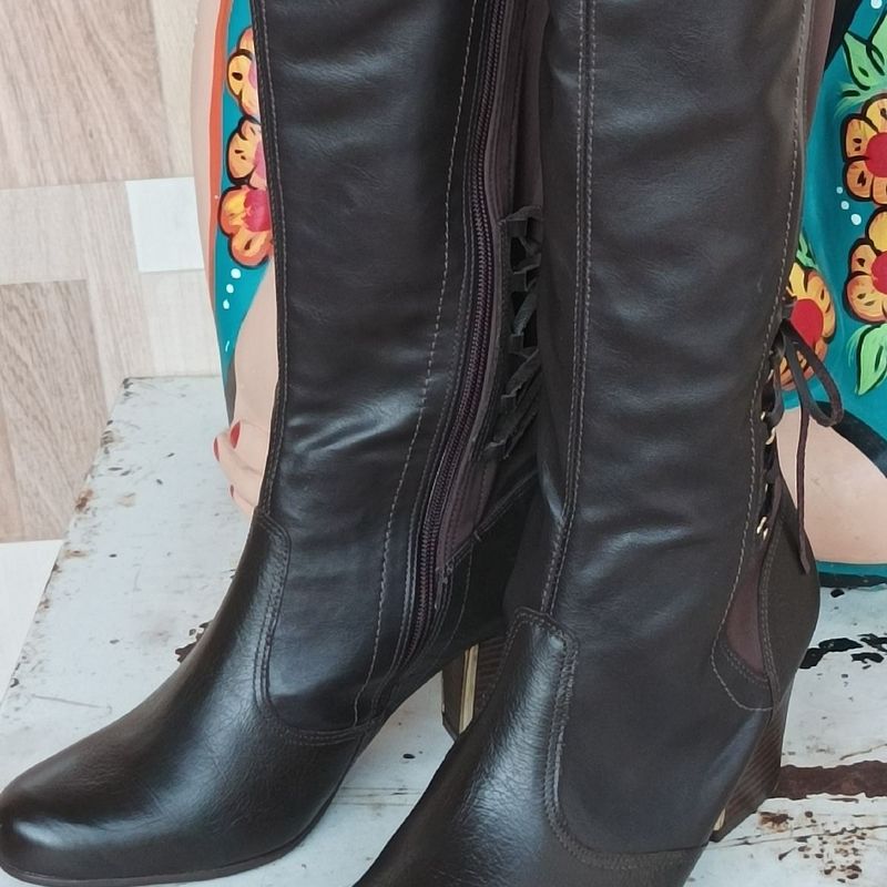 Bota Comfortflex Cano Bota Cano Longo Baixa Bota Cano Longo Flat