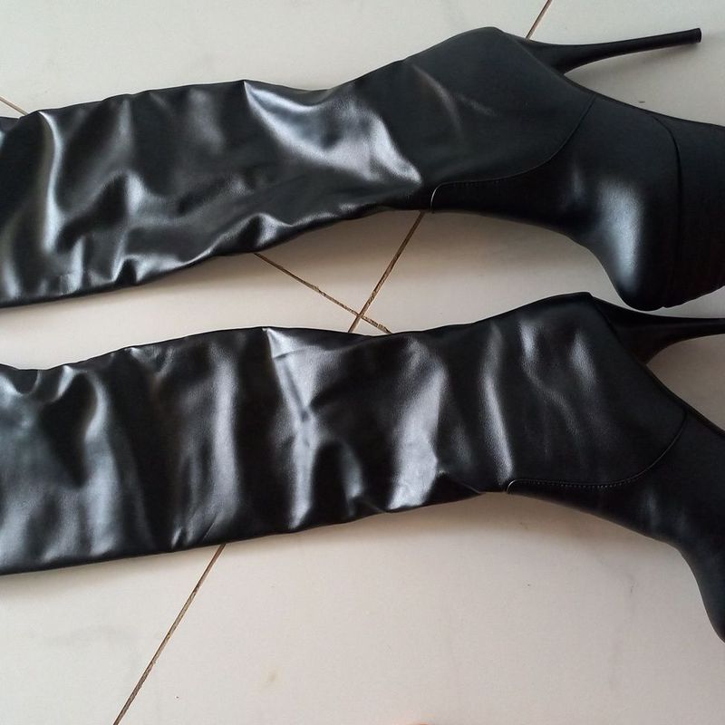 Bota Louis Vuitton Leather Boots Caramelo Original – Gringa