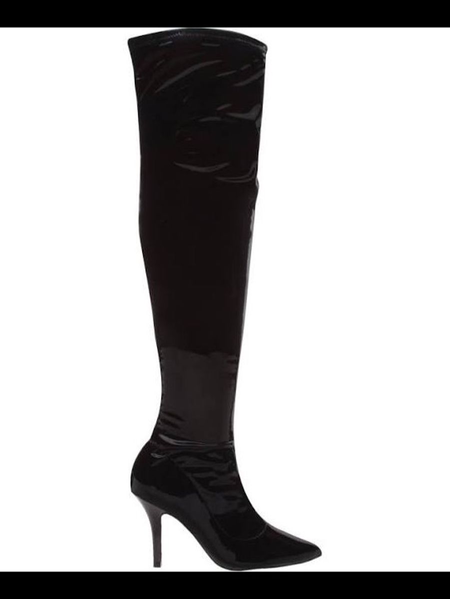 bota feminina cano longo salto fino