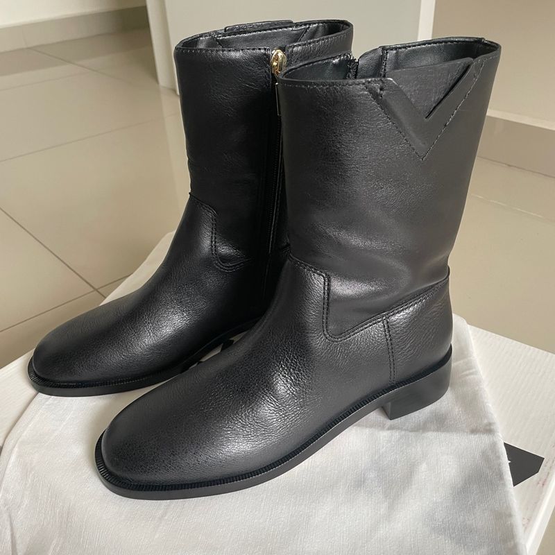 Bota Cano M dio Schutz Bota Feminina Schutz Nunca Usado 86124484