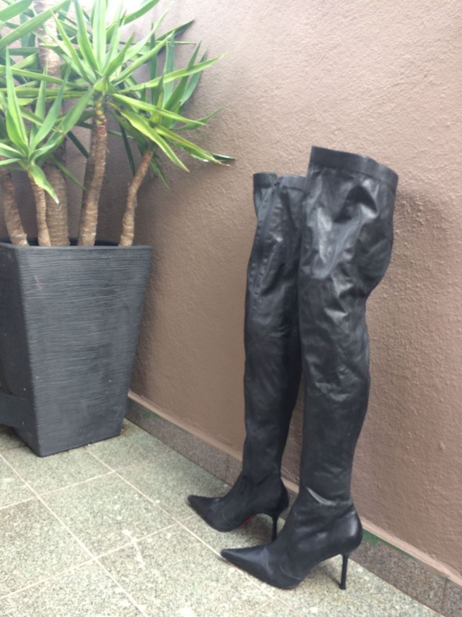 bota cano super longo feminina