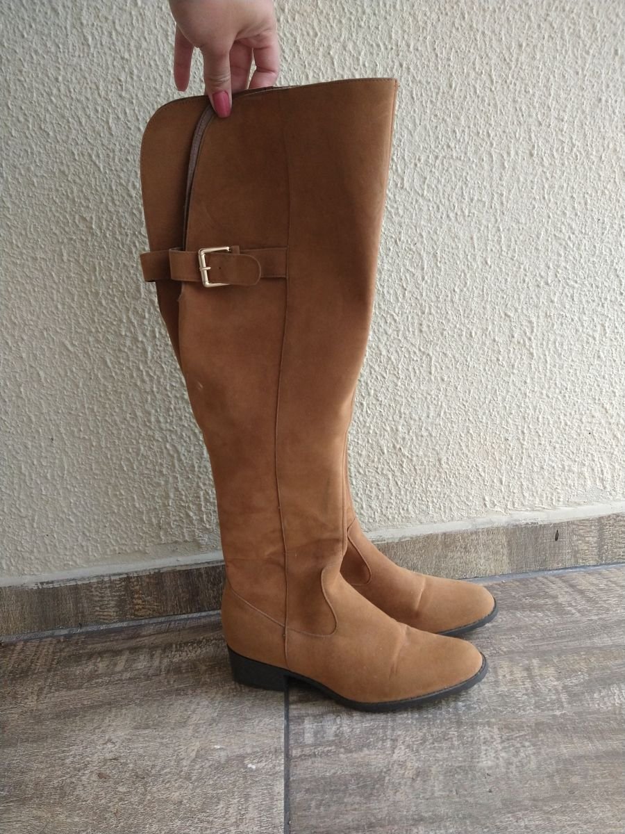 Bota caramelo best sale over the knee